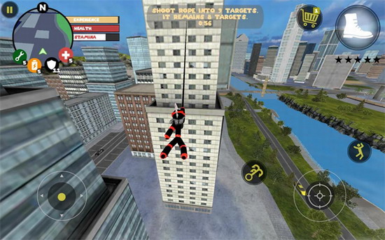 火柴人绳索英雄 火柴人绳索英雄app下载 火柴人绳索英雄app内置菜单下载